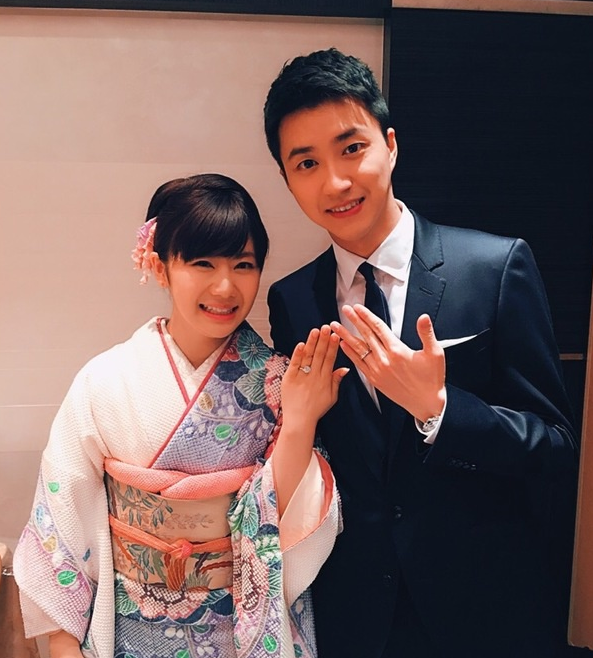 乒乓团宠福原爱结婚