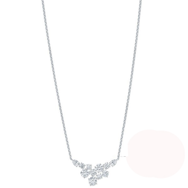 海瑞温斯顿 (Harry Winston) 漪锦簇Sparkling Cluster系列珠宝钻石项链