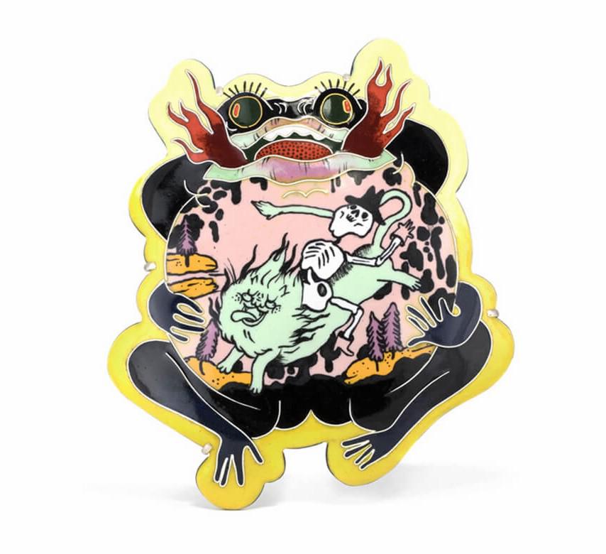 巴黎停止The Alchemical Egg珠宝展