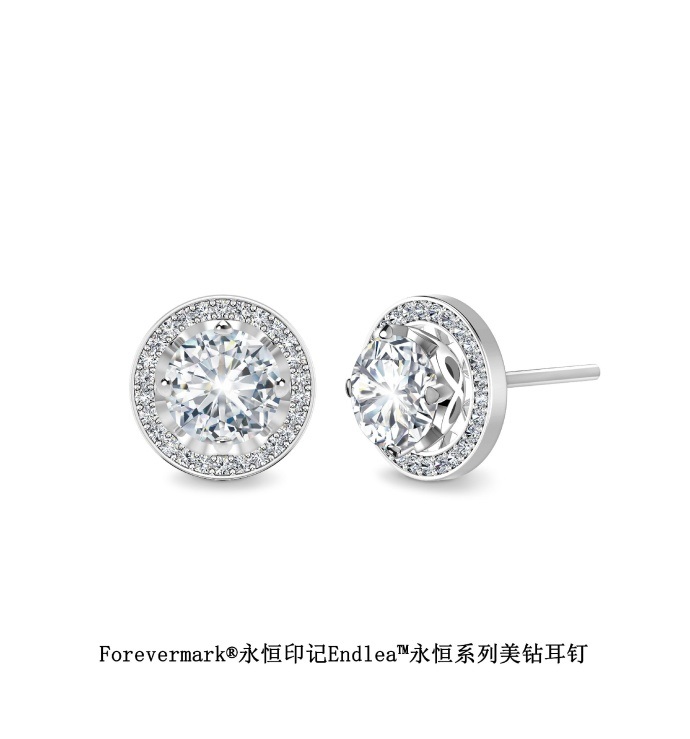 刘亦菲佩带永久印记钻石