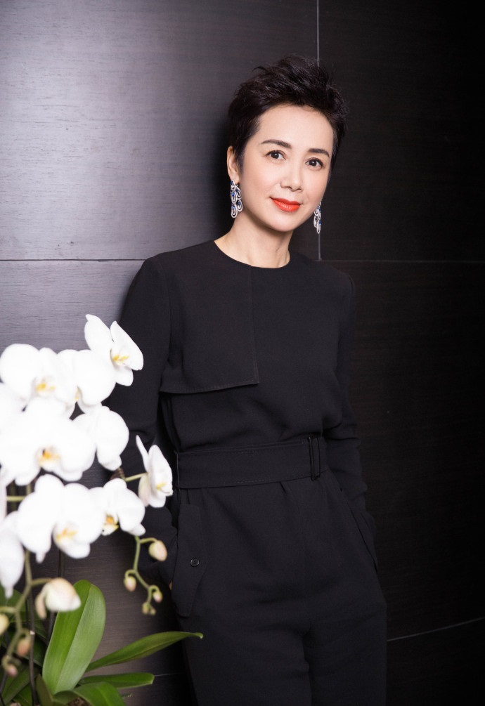 蒋雯丽佩带玳美雅珠宝