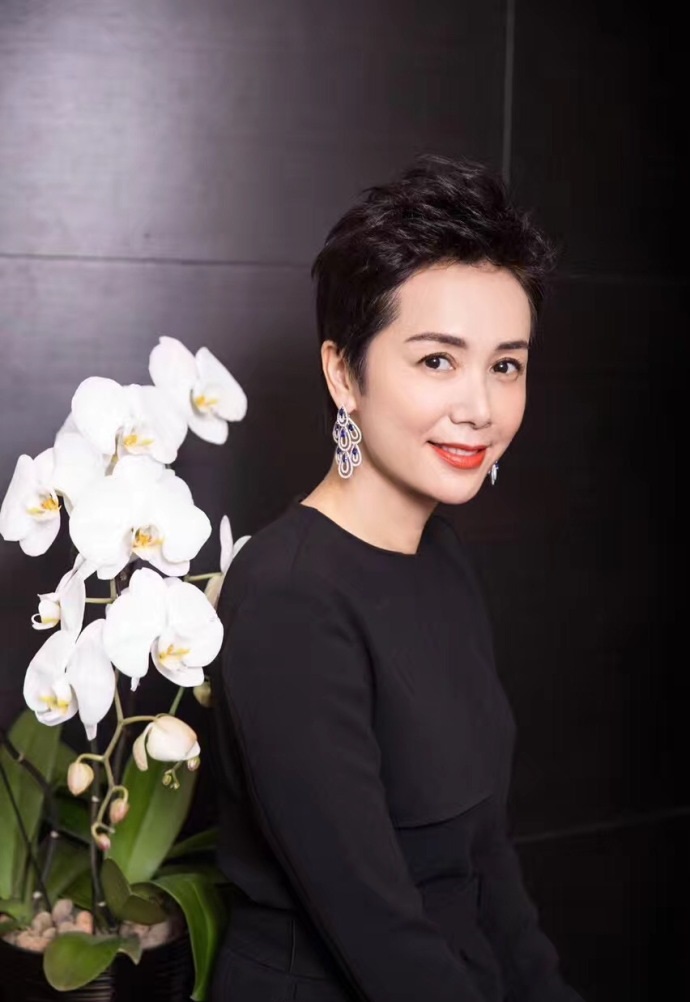 蒋雯丽佩带玳美雅珠宝