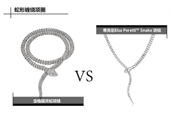 蛇形环绕纠缠项链