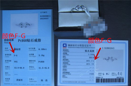 制品钻戒镶嵌证书
