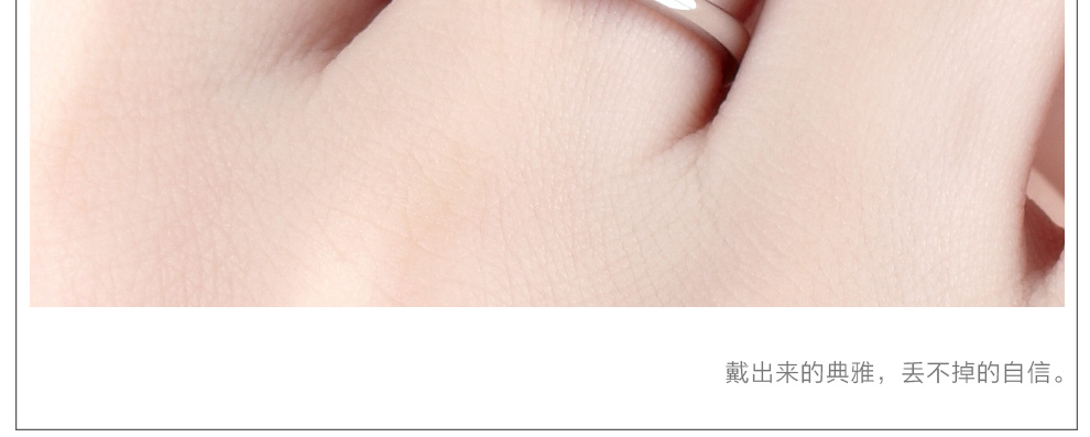 保护-平生所爱/18K白金钻戒 1克拉 F-G色/SI净度 国检