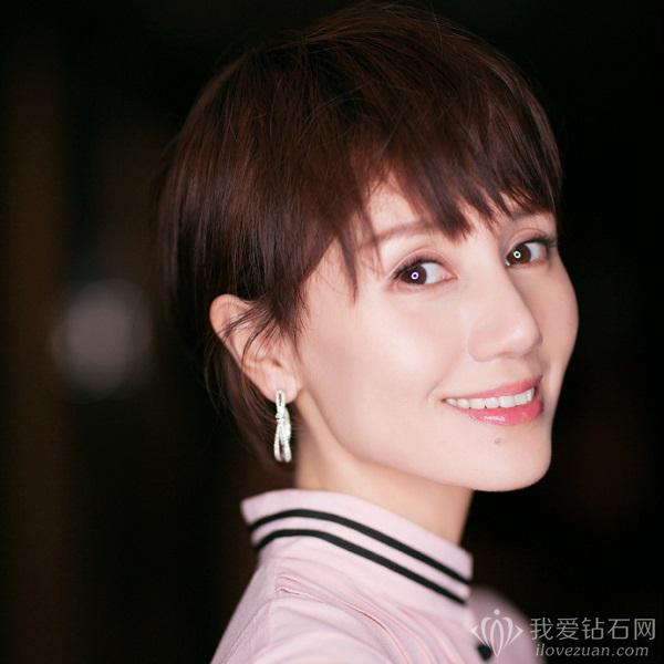 袁泉佩带尚美巴黎高等珠宝