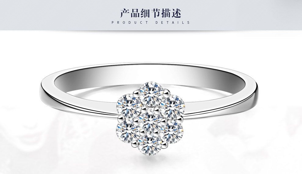 残暴之星/18K白/1克拉结果 国检证书