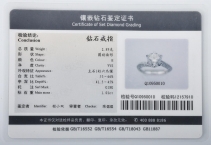 GIC镶嵌钻石分级证书