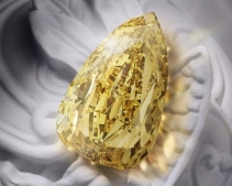 303.10ct水点形深彩棕黄钻“The Golden Canary”以1240万美圆成交